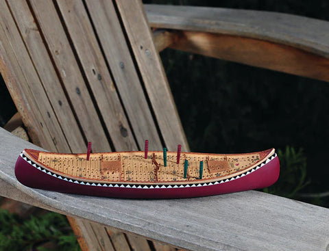 Canoe Cribbage Board