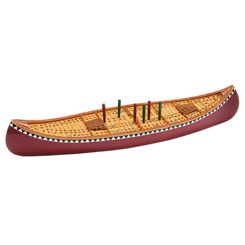 Canoe Cribbage Board