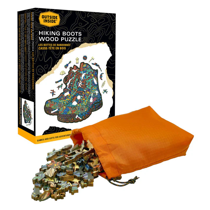 Hiking Boot Wood Puzzle