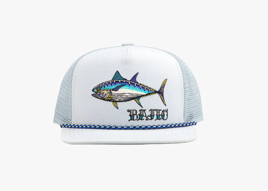 Bluefin Tuna Flat Brim Twill Trucker Hat