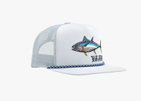 Bluefin Tuna Flat Brim Twill Trucker Hat