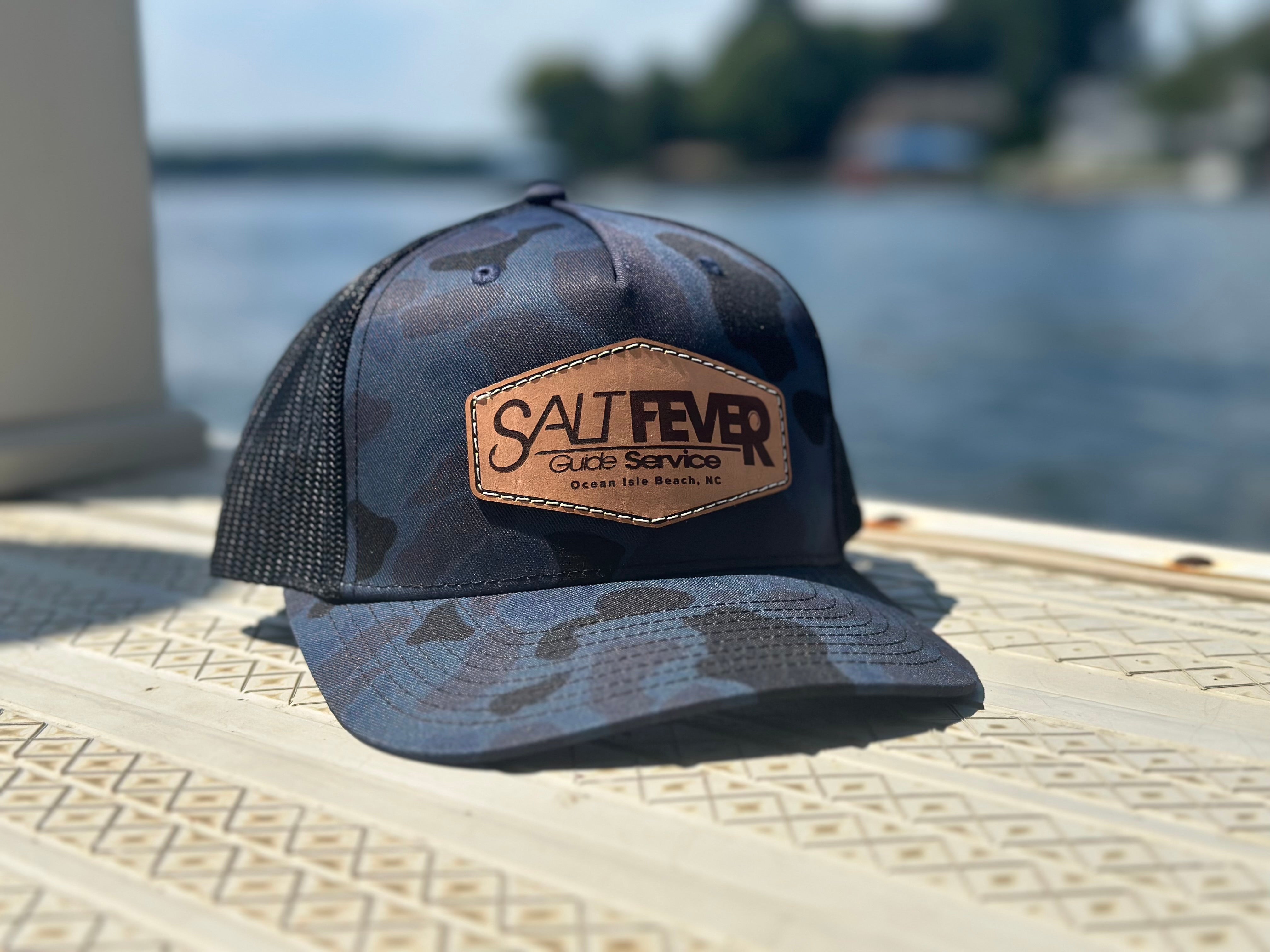 Salt Fever OIB Leather Patch Hats