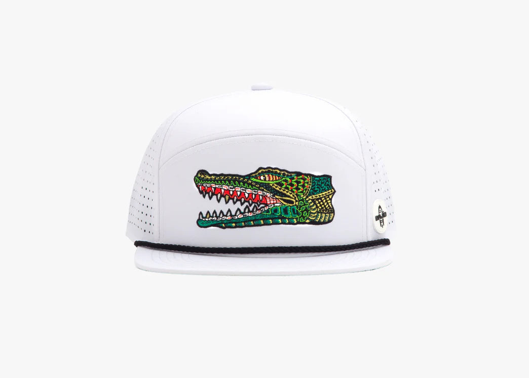 Gator Head Flat Brim Performance Hat