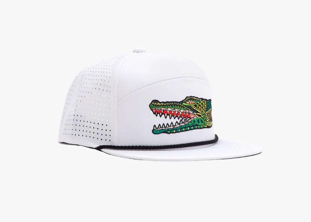 Gator Head Flat Brim Performance Hat