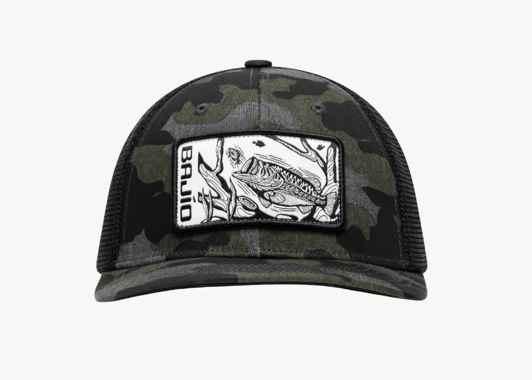 Largemouth Patch Trucker Hat