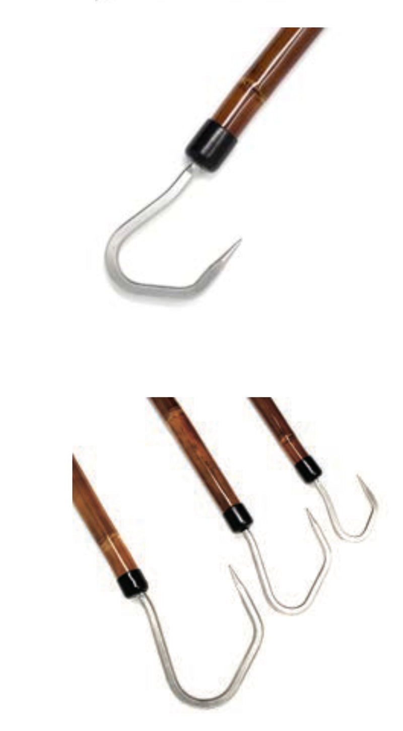 4' Bamboo Gaff, black custom heat shrink grip 2 Winthrop hook – American  Aquatic